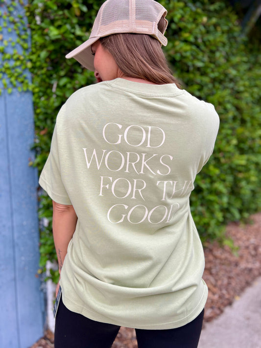 God Works for the Good Unisex Tee